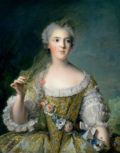 Porträt von Madame Sophie (1734-82), Tochter von Ludwig XV., in Fontevrault, 1748 von Jean Marc Nattier